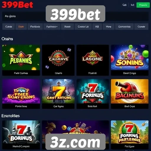 Análise das opções de jogos disponíveis no 399bet
